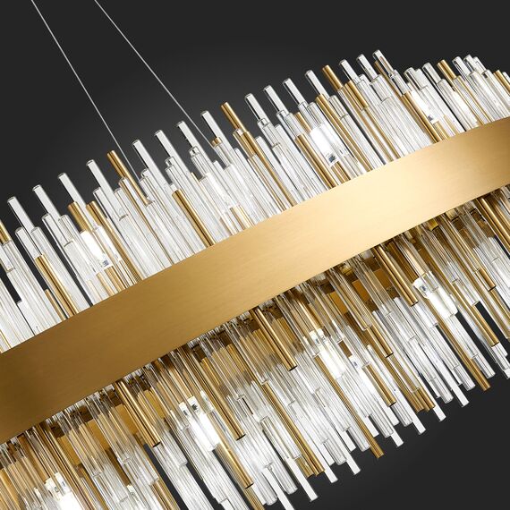 SL1158.303.32 Люстра подвесная ST-Luce Латунь/Латунь, Прозрачный G9 32*5W NITIDO, изображение 11