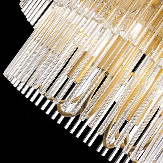 SL1225.203.06 Люстра подвесная ST-Luce Золотистый/Золотистый, Прозрачный E14 6*40W CONTATTO, изображение 10