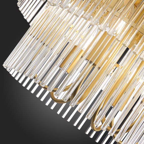 SL1225.203.06 Люстра подвесная ST-Luce Золотистый/Золотистый, Прозрачный E14 6*40W CONTATTO, изображение 11