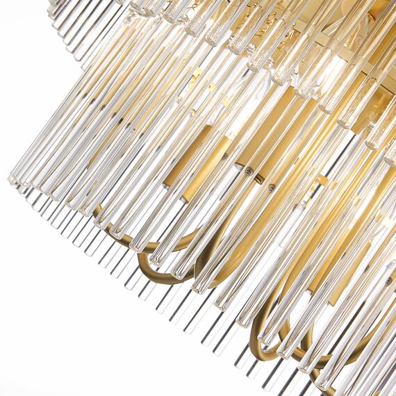 SL1225.203.06 Люстра подвесная ST-Luce Золотистый/Золотистый, Прозрачный E14 6*40W CONTATTO, изображение 12