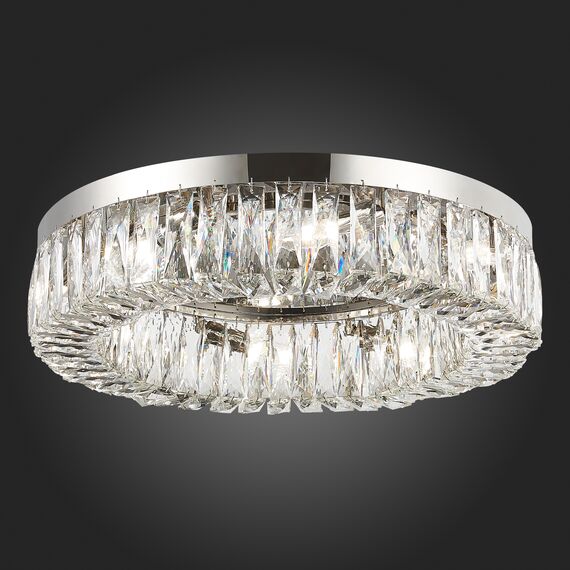 SL1226.102.08 Люстра потолочная ST-Luce Никель/Прозрачный E14 8*40W Rifrazio, изображение 2