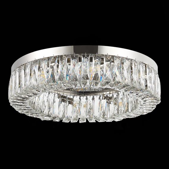 SL1226.102.08 Люстра потолочная ST-Luce Никель/Прозрачный E14 8*40W Rifrazio, изображение 4