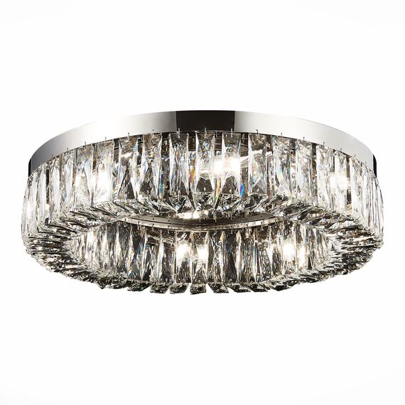 SL1226.102.08 Люстра потолочная ST-Luce Никель/Прозрачный E14 8*40W Rifrazio, изображение 15