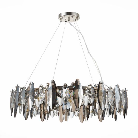 SL1227.103.12 Люстра подвесная ST-Luce Никель/Прозрачный E14 12*40W ANCONA, изображение 6