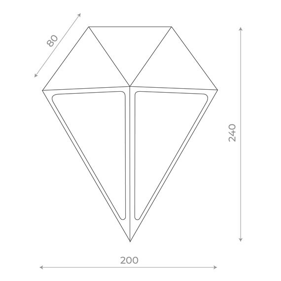SL9500.441.01 Светильник уличный настенный ST-Luce Черный/Белый,Черный LED 1*12W 4000K CUBISMO, изображение 6