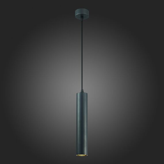 ST151.403.01 Светильник подвесной Черный GU10 1*50W  IP20 D54xH290 220V Без ламп Подвесные светильники, изображение 2