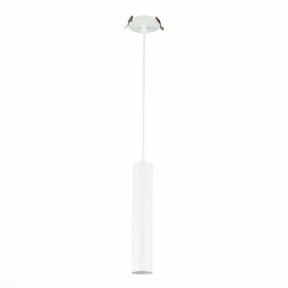 ST151.508.01 Встраиваемый подвесной светильник Белый GU10 1*50W  IP20 D54xH290 220V Без ламп Подвесные светильники, изображение 6