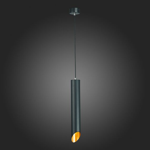 ST152.413.01 Светильник подвесной Черный GU10 1*50W  IP20 D60xH400 220V Без ламп Подвесные светильники, изображение 2