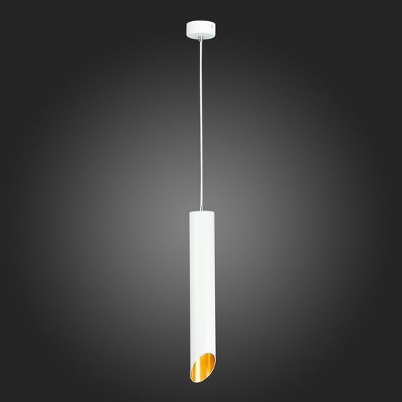 ST152.513.01 Светильник подвесной Белый GU10 1*50W  IP20 D60xH400 220V Без ламп Подвесные светильники, изображение 2