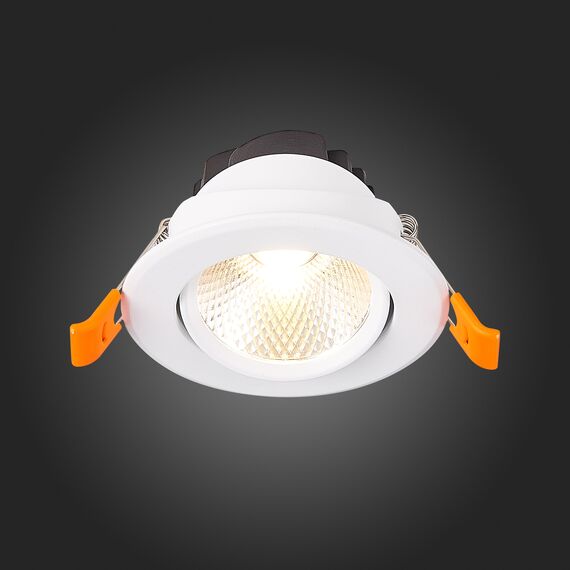 ST211.538.08.36 Св-к встр. Белый LED 1*8W 3000K 640Lm Ra80 36° IP20 D86xH50 220-240V Встраиваемые светильники, изображение 2