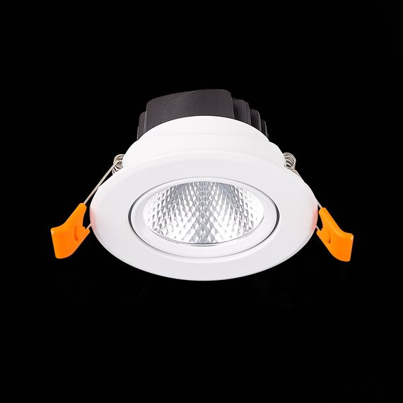 ST211.538.08.36 Св-к встр. Белый LED 1*8W 3000K 640Lm Ra80 36° IP20 D86xH50 220-240V Встраиваемые светильники, изображение 4