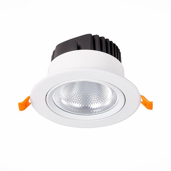 ST211.538.15.36 Св-к встр. Белый LED 1*15W 3000K 1 125Lm Ra80 36° IP20 D109xH65 220-240V Встраиваемые светильники, изображение 6