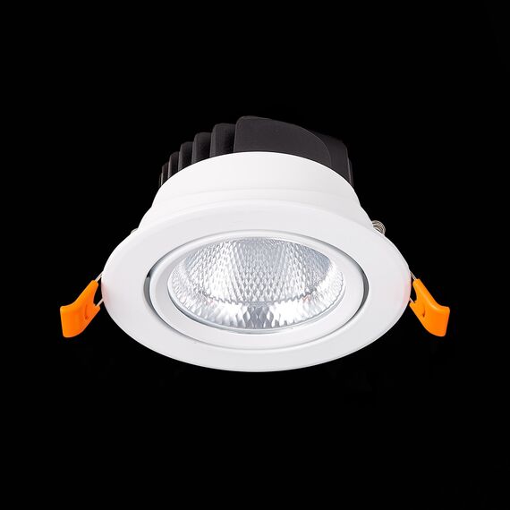 ST211.538.24.36 Св-к встр. Белый LED 1*24W 3000K 1 800Lm Ra80 36° IP20 D138xH88 220-240V Встраиваемые светильники, изображение 4