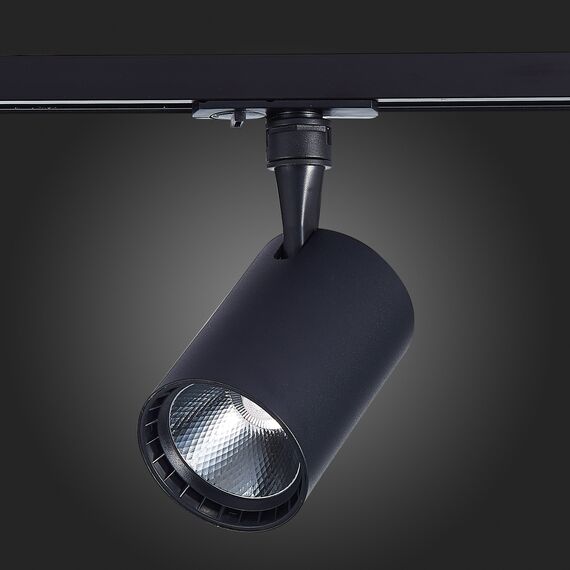 ST351.446.30.36 Св-к трек. Черный LED 1*30W 4000K 2 700Lm Ra?90 36° IP20 L139xW89xH194 100-240V BASE, изображение 5