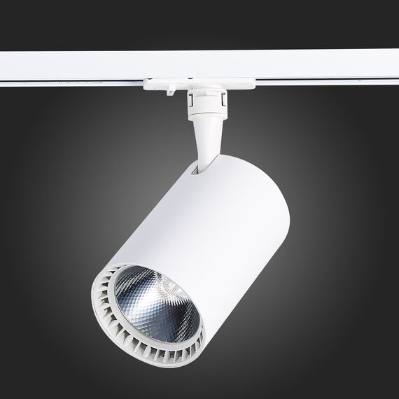 ST351.546.30.36 Св-к трек. Белый LED 1*30W 4000K 2 700Lm Ra?90 36° IP20 L139xW89xH194 100-240V BASE, изображение 5