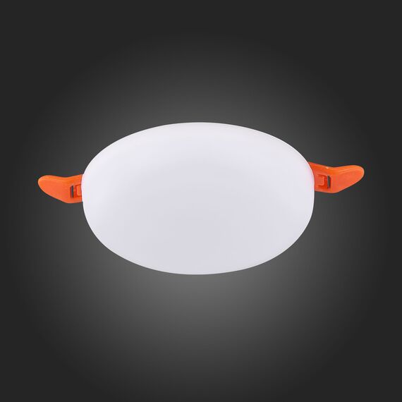 ST700.548.08 Св-к встр. Белый LED 1*8W 4000K 690Lm Ra80 180° IP44 D90xH20 85-265V Встраиваемые светильники, изображение 5