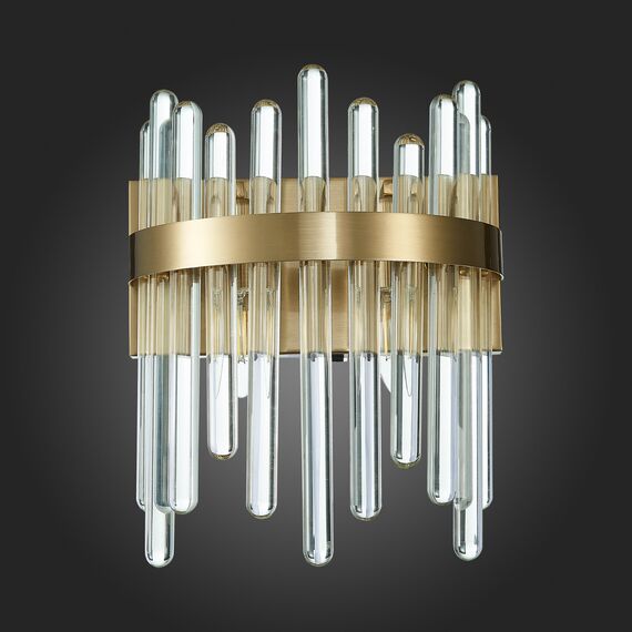 SL1167.301.02 Бра ST-Luce Латунь/Латунь, Прозрачный E14 2*40W TELLURIO, изображение 5