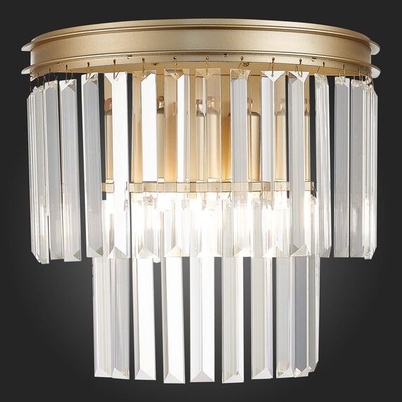 SL1624.201.02 Бра ST-Luce шампань/прозрачный E14 2*40W ERCOLANO, изображение 2