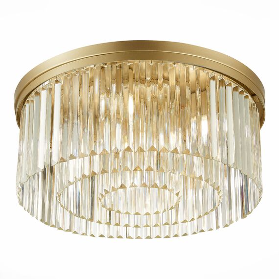 SL1624.202.09 Люстра потолочная ST-Luce шампань/прозрачный E14 9*40W ERCOLANO, изображение 5