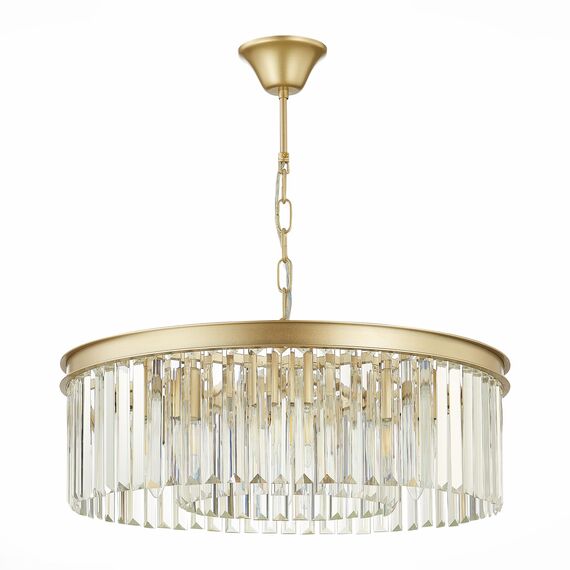 SL1624.203.08 Люстра подвесная ST-Luce шампань/прозрачный E14 6*40W ERCOLANO, изображение 4