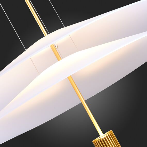 SL6101.203.01 Люстра подвесная ST-Luce Золотистый/Белый LED 1*10W 3000K ISOLA, изображение 8