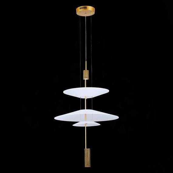 SL6101.213.01 Люстра подвесная ST-Luce Золотистый/Белый LED 1*15W 3000K ISOLA, изображение 4