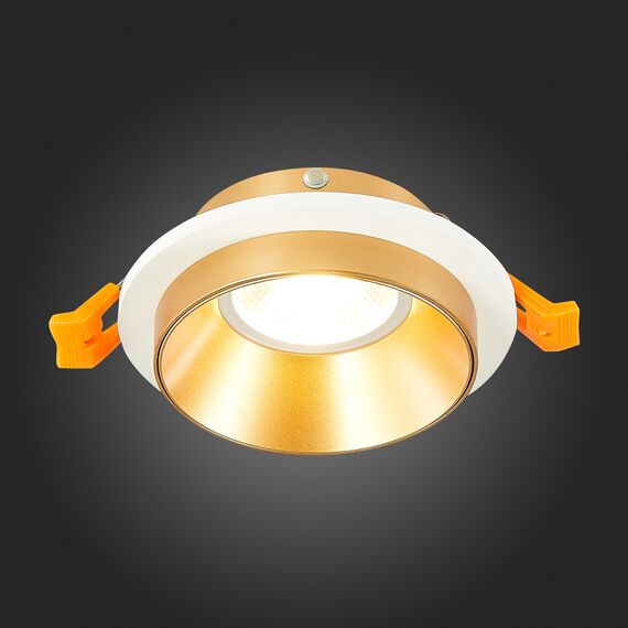 ST206.258.01 Св-к встр. Белый GU10 1*50W  IP20 D92xH38 220V Без ламп Встраиваемые светильники, изображение 2