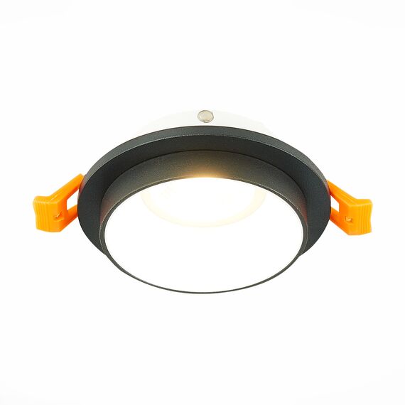 ST206.428.01 Св-к встр. Черный GU10 1*50W  IP20 D92xH38 220V Без ламп Встраиваемые светильники, изображение 3