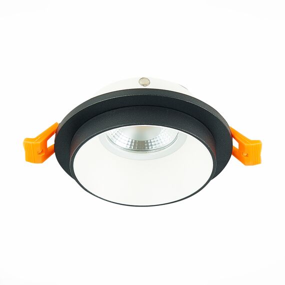 ST206.428.01 Св-к встр. Черный GU10 1*50W  IP20 D92xH38 220V Без ламп Встраиваемые светильники, изображение 6