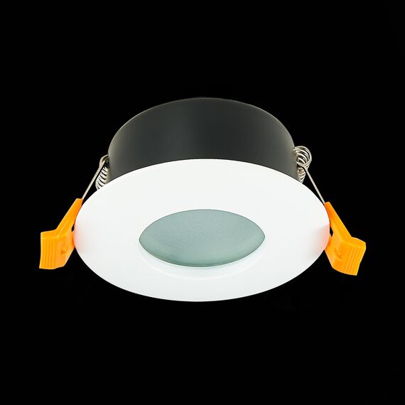 ST213.508.01 Св-к встр. Белый GU10 1*50W  IP44 D84xH50 220V Без ламп Встраиваемые светильники, изображение 4