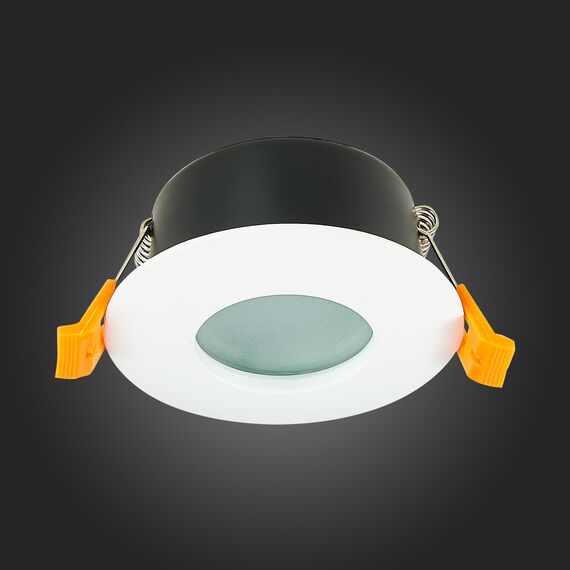 ST213.508.01 Св-к встр. Белый GU10 1*50W  IP44 D84xH50 220V Без ламп Встраиваемые светильники, изображение 5