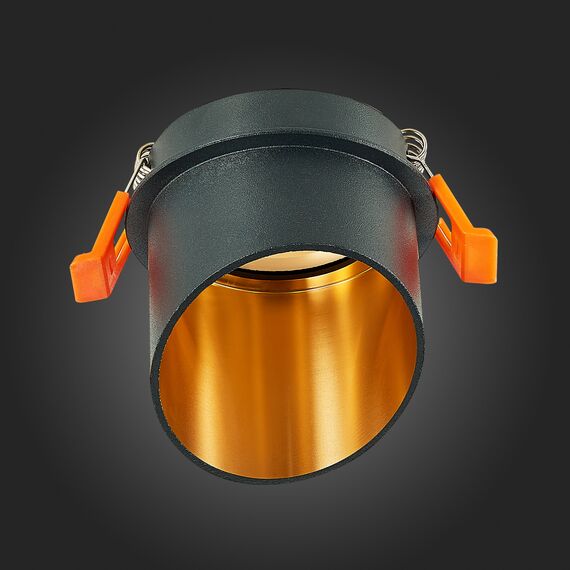 ST214.408.01 Св-к встр. Черный GU10 1*50W  IP20 L68xW68xH68 220V Без ламп Встраиваемые светильники, изображение 5