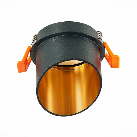 ST214.408.01 Св-к встр. Черный GU10 1*50W  IP20 L68xW68xH68 220V Без ламп Встраиваемые светильники, изображение 6