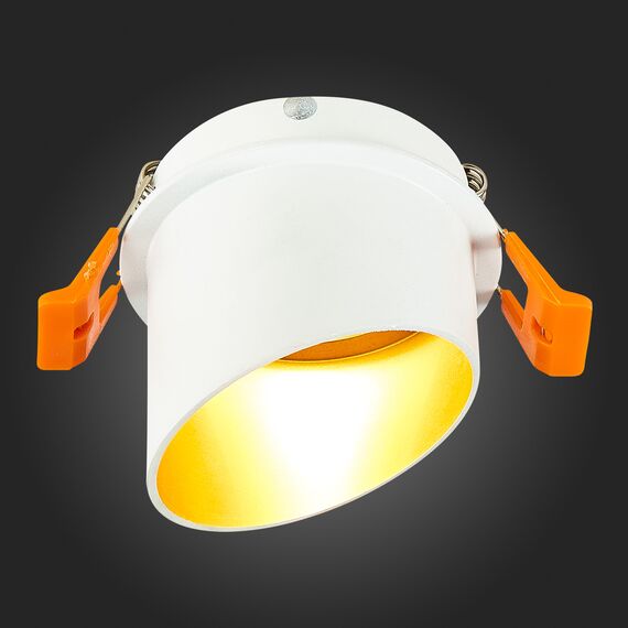 ST214.508.01 Св-к встр. Белый GU10 1*50W  IP20 L68xW68xH68 220V Без ламп Встраиваемые светильники, изображение 2