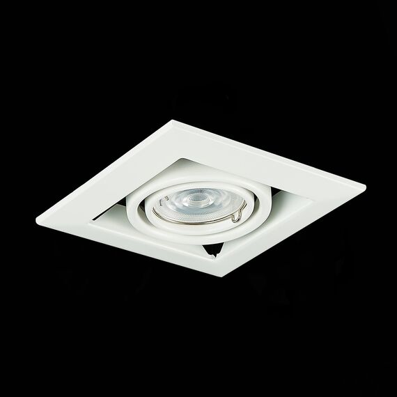 ST250.558.01 Св-к встр. Черный, Белый GU10 1*50W  IP20 L126xW126xH70 220V Без ламп Встраиваемые светильники, изображение 10