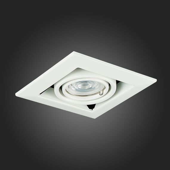 ST250.558.01 Св-к встр. Черный, Белый GU10 1*50W  IP20 L126xW126xH70 220V Без ламп Встраиваемые светильники, изображение 11