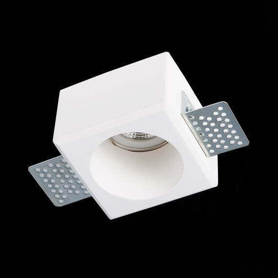 ST252.508.01 Св-к встр. из гипса Белый GU10 1*50W  IP20 L80xW80xH52 180-240V Без ламп Встраиваемые светильники, изображение 4