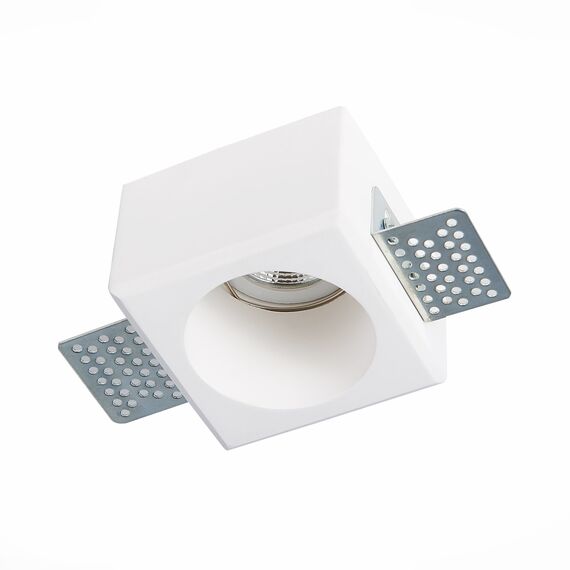 ST252.508.01 Св-к встр. из гипса Белый GU10 1*50W  IP20 L80xW80xH52 180-240V Без ламп Встраиваемые светильники, изображение 6