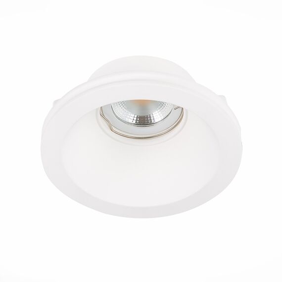 ST254.308.01 Св-к встр. из гипса Белый GU10 1*50W  IP20 D120xH50 180-240V Без ламп Встраиваемые светильники, изображение 6