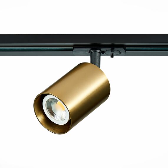 ST302.206.01 Св-к трек. Золотистый GU10 1*50W  IP20 L100xW70xH172 220V Без ламп BASE, изображение 6