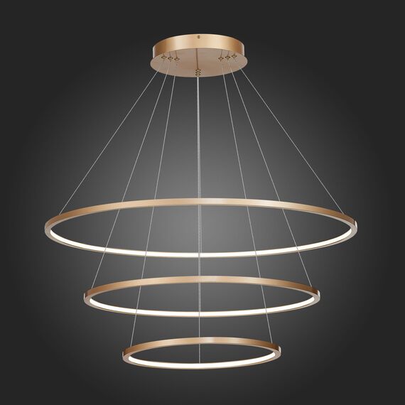 ST603.243.114 Светильник подвесной ST-Luce Золотистый/Белый LED 1*114W 4000K Подвесные светильники, изображение 2