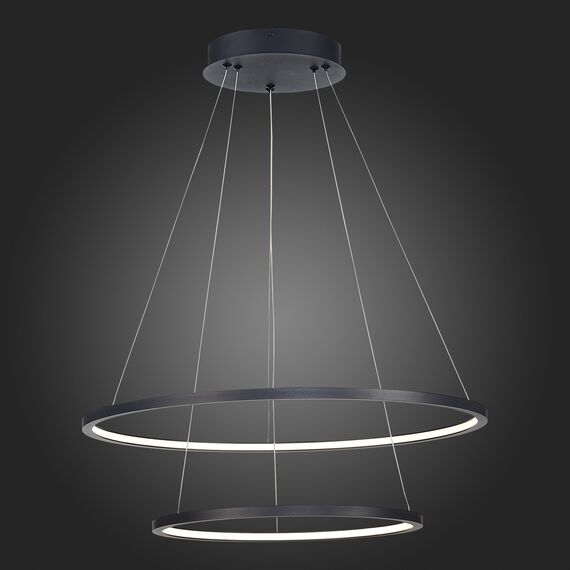 ST603.443.56 Светильник подвесной ST-Luce Черный/Белый LED 1*56W 4000K Подвесные светильники, изображение 2