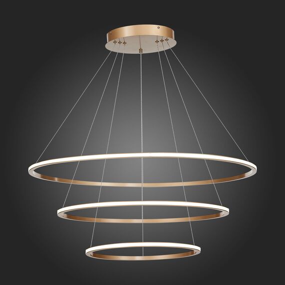 ST604.243.114 Светильник подвесной ST-Luce Золотистый/Белый LED 1*114W 4000K Подвесные светильники, изображение 2