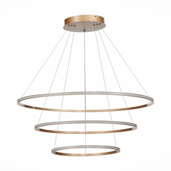 ST604.243.114 Светильник подвесной ST-Luce Золотистый/Белый LED 1*114W 4000K Подвесные светильники, изображение 4