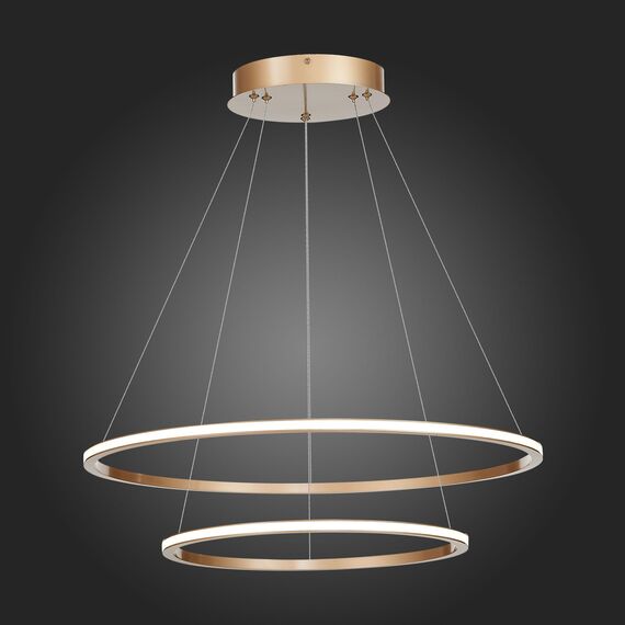 ST604.243.56 Светильник подвесной ST-Luce Золотистый/Белый LED 1*56W 4000K Подвесные светильники, изображение 2