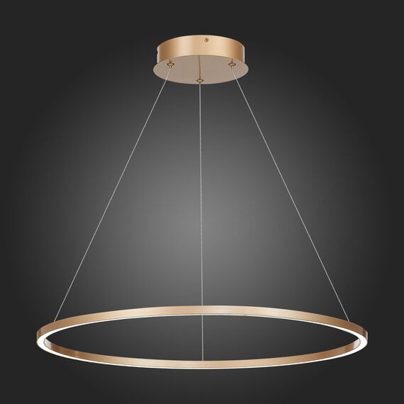 ST605.243.34 Светильник подвесной ST-Luce Золотистый/Белый LED 1*34W 4000K Подвесные светильники, изображение 2