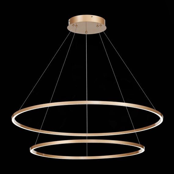 ST605.243.91 Светильник подвесной ST-Luce Золотистый/Белый LED 1*91W 4000K Подвесные светильники