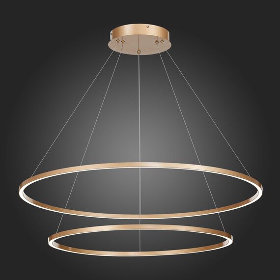 ST605.243.91 Светильник подвесной ST-Luce Золотистый/Белый LED 1*91W 4000K Подвесные светильники, изображение 2