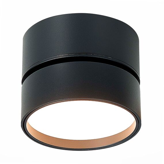 ST651.432.14 Светильник потолочный поворотный Черный LED 1*14W 3000K 1 100Lm Ra>90 120° IP20 D105xH8 Накладные светильники, изображение 2