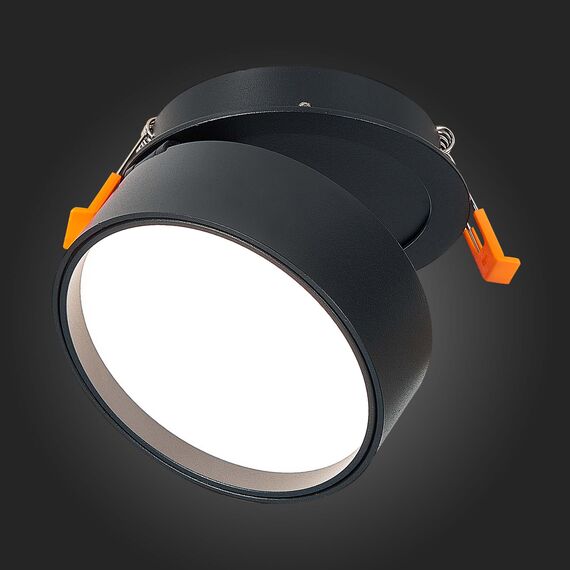 ST651.448.14 Встраиваемый поворотный светильник Черный LED 1*14W 4000K 1 100Lm Ra>90 120° IP20 D105x Встраиваемые светильники, изображение 2